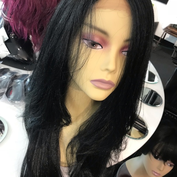 Wig Long Wig Human hair Blende main image 7